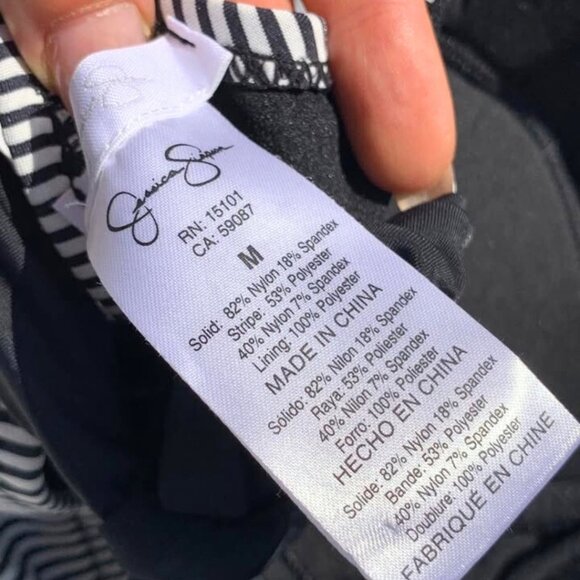 NWT Jessica Simpson 50s Pin-Up Retro Vintage One Piece Swimdress - M - Picture 6 of 11